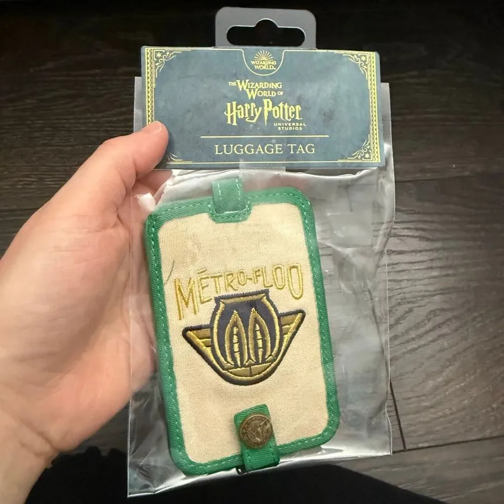 Harry Potter Epic Universe Metro Floo Luggage Tag New Ministry of Magic